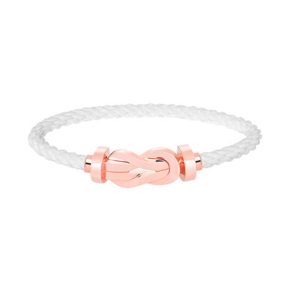[Eternal Jewelry]CHANCE LARGE 8 FIGURE BUCKLE NO DIAMOND BRACELET ROSE GOLD