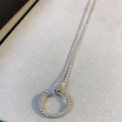 [Eternal Jewelry]JUSTE NECKLACE SILVER DIAMONDS