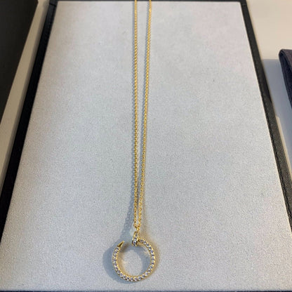 [Eternal Jewelry]JUSTE NECKLACE GOLD DIAMONDS