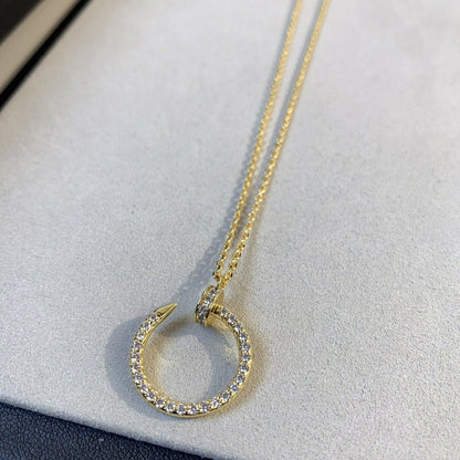 [Eternal Jewelry]JUSTE NECKLACE GOLD DIAMONDS