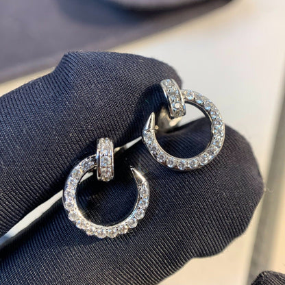 [Eternal Jewelry]JUSTE EARRINGS SILVER DIAMONDS