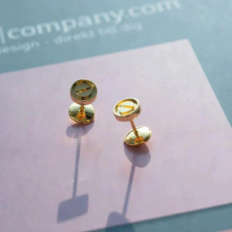 [Eternal Jewelry]LOVE EARRINGS GOLD 10MM