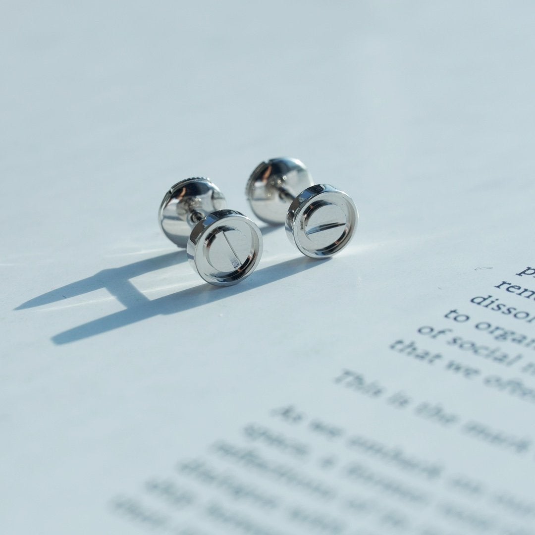 [Eternal Jewelry]LOVE EARRINGS SILVER 10MM
