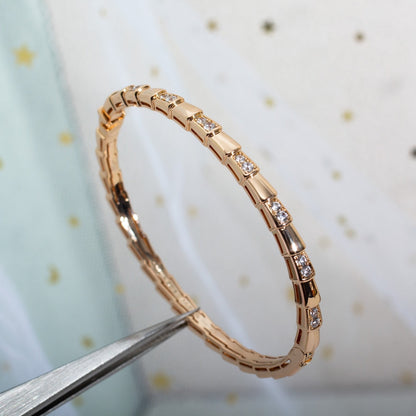 [Eternal Jewelry]SERPENTI BRACELET PINK GOLD DIAMOND