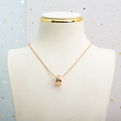 [Eternal Jewelry]PARENTESI NECKLACE PINK GOLD
