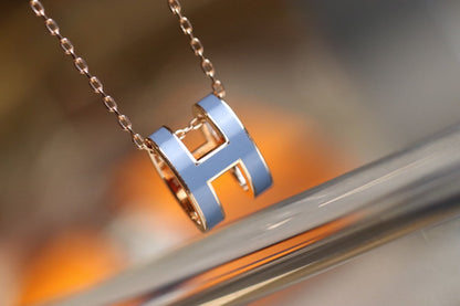 [Eternal Jewelry]POP H PEDANT PINK GOLD