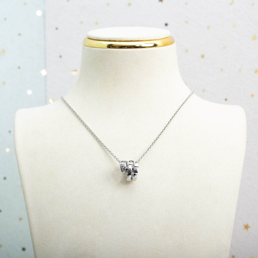 [Eternal Jewelry]SERPENTI SILVER NECKLACE DIAMOND
