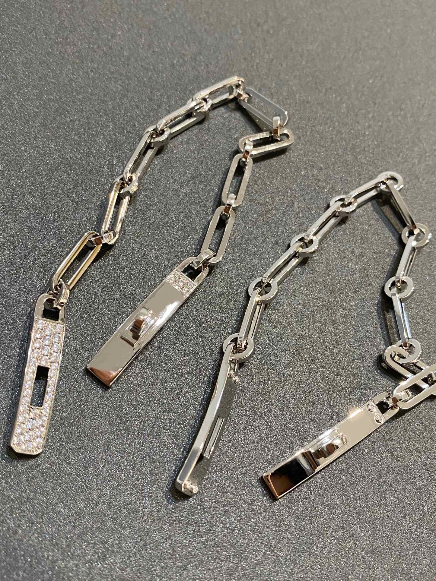 [Eternal Jewelry]CHAINE BRACELET SMALL MODEL DIAMOND