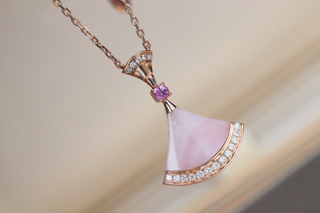 [Eternal Jewelry]DREAM NECKLACE PINK MOP DIAMOND