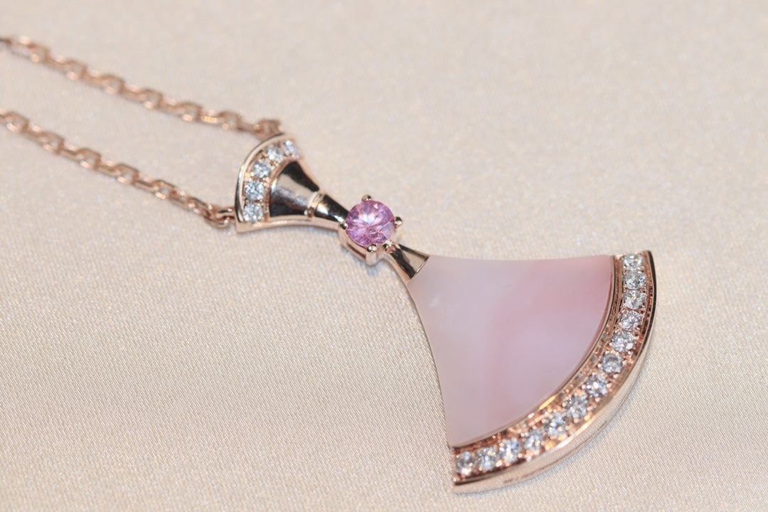 [Eternal Jewelry]DREAM NECKLACE PINK MOP DIAMOND