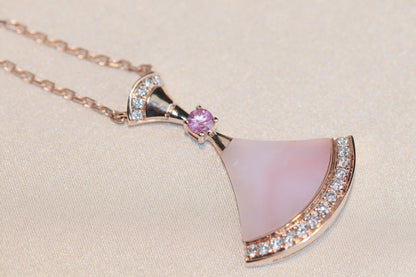[Eternal Jewelry]DREAM NECKLACE PINK MOP DIAMOND