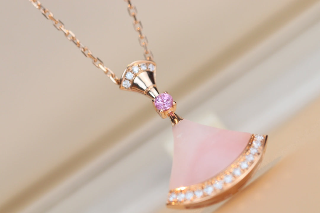[Eternal Jewelry]DREAM NECKLACE PINK MOP DIAMOND