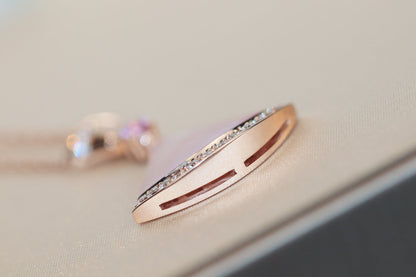 [Eternal Jewelry]DREAM NECKLACE PINK MOP DIAMOND