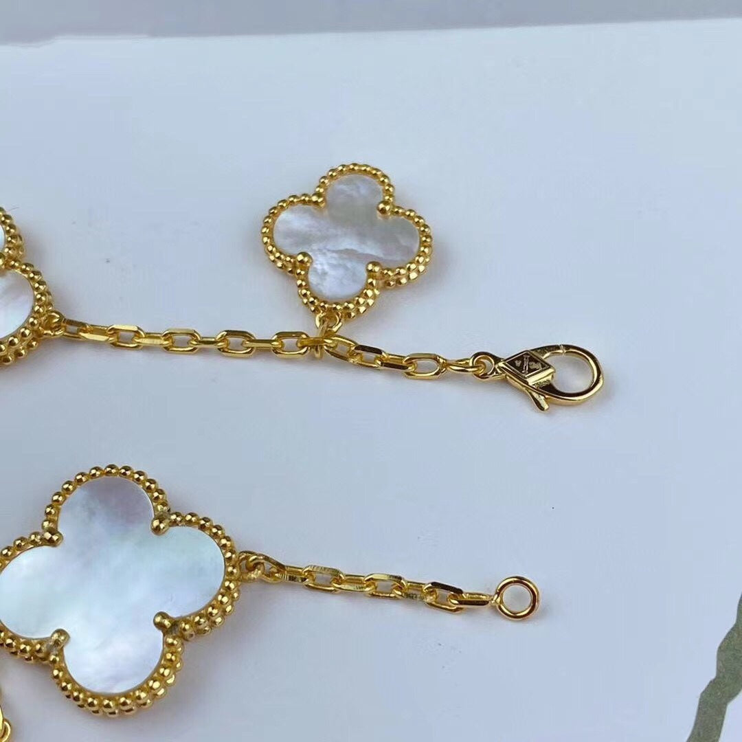 [Eternal Jewelry]MAGIC CLOVER MOP GOLD BRACELET 5 MOTIFS