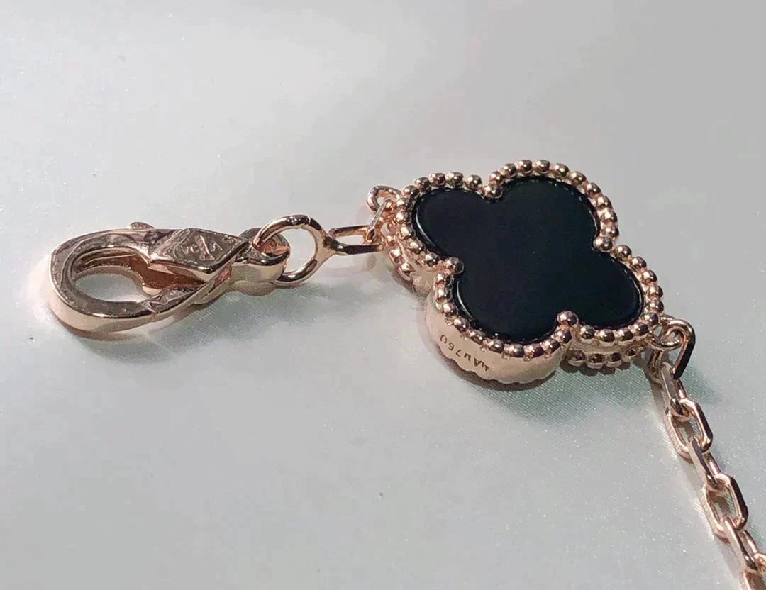 [Eternal Jewelry]CLOVER 5 MOTIFS MULTICOLOR  BRACELET