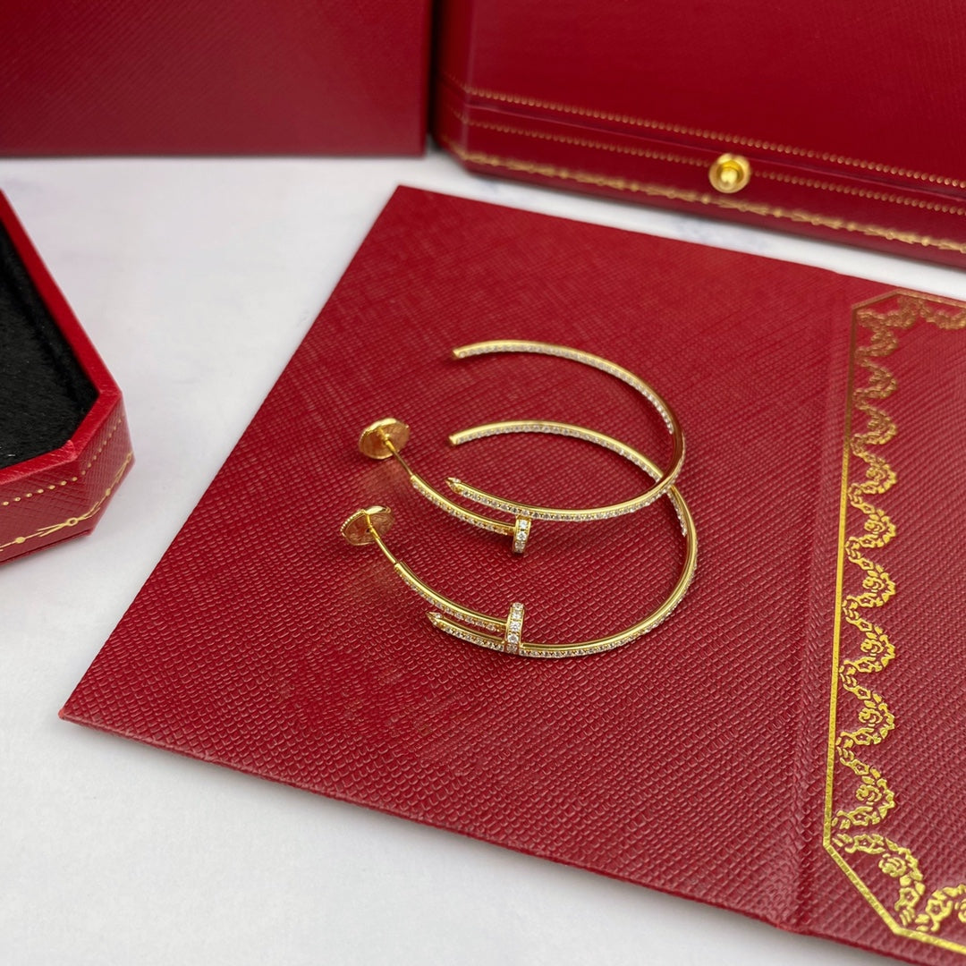 [Eternal Jewelry]JUSTE EARRINGS FULL DIAMONDS 1.8MM