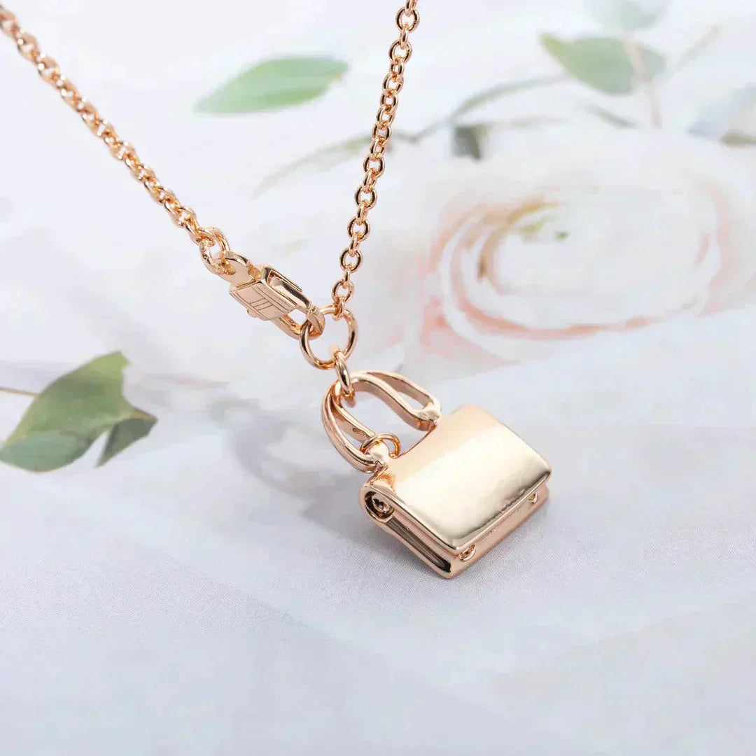 [Eternal Jewelry]AMULETTE PEDANT ROSE GOLD NECKLACE