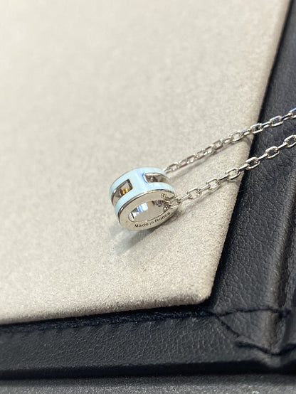 [Eternal Jewelry]POP H LIGHT BLUE NECKLACE