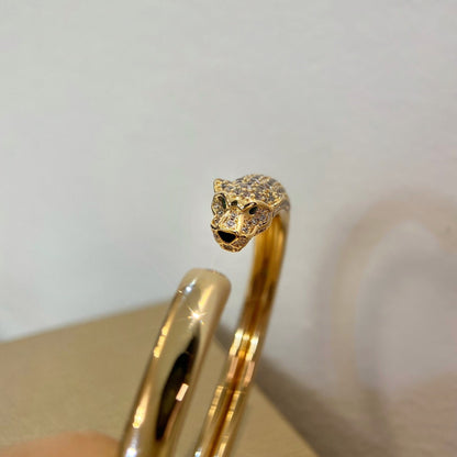 [Eternal Jewelry]PANTHERE GOLD DIAMOND OPEN BRACELET