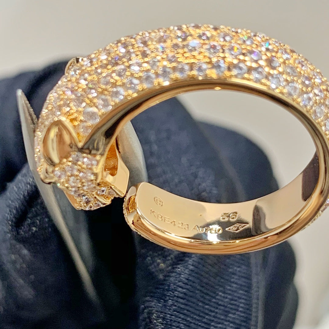 [Eternal Jewelry]PANTHERE PINK GOLD DIAMOND RING