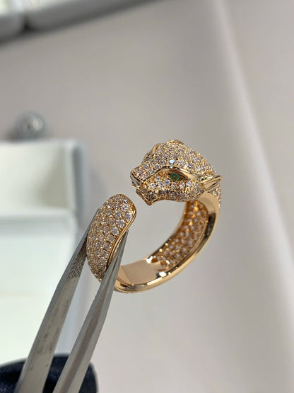 [Eternal Jewelry]PANTHERE PINK GOLD DIAMOND RING