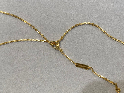 [Eternal Jewelry]CLOVER 25MM NECKLACE GOLD CARNELIAN