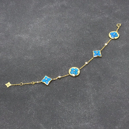 [Eternal Jewelry]STAR AND SUN TURQUOISE 4 MOTIFS 3 DIAMONDS