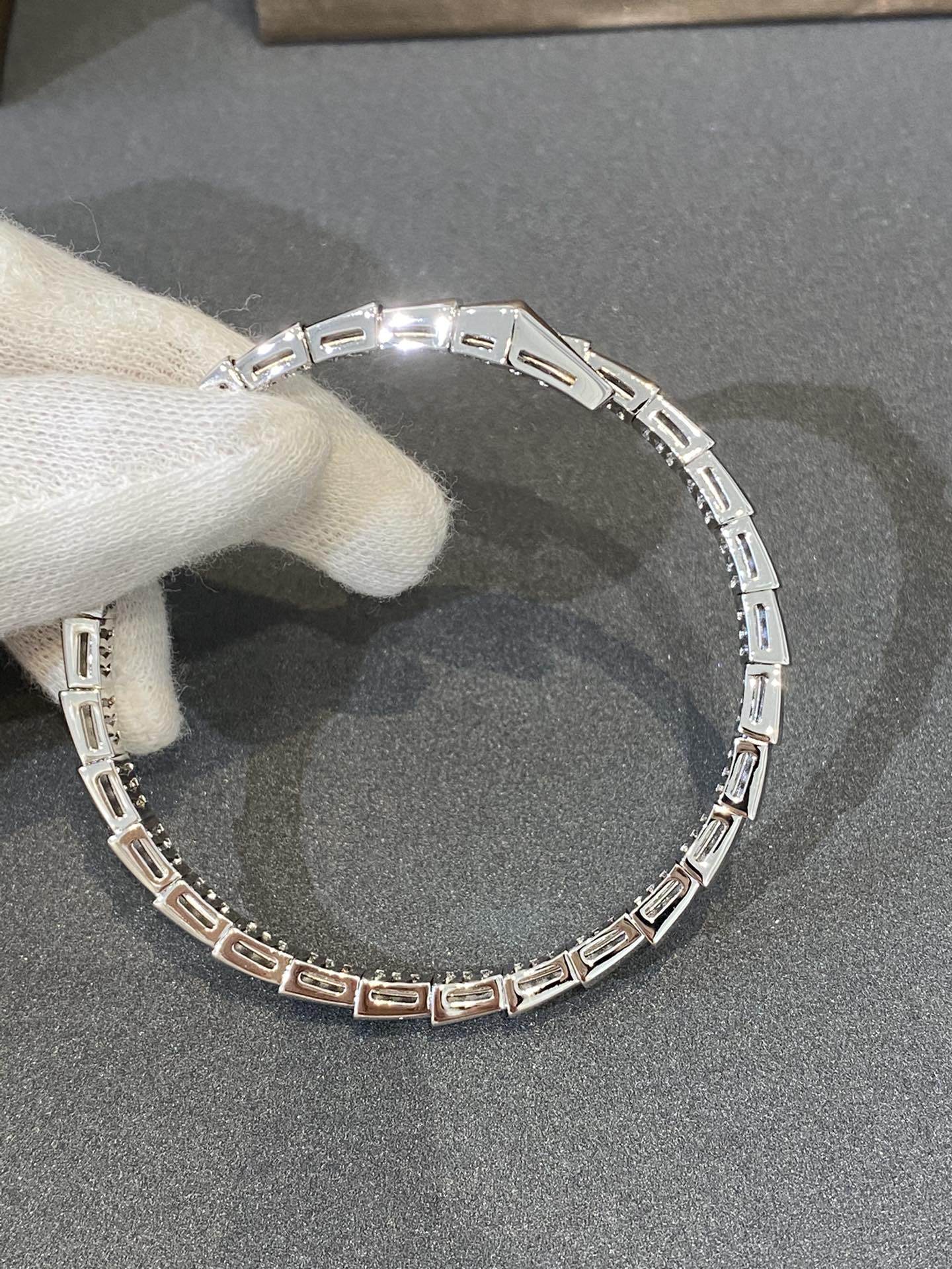 [Eternal Jewelry]SERPENTI BRACELET DIAMONDS SILVER
