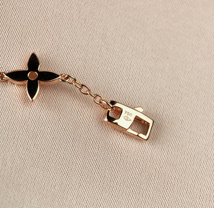 [Eternal Jewelry]STAR AND SUN 7 MOTIFS GOLD BRACELET