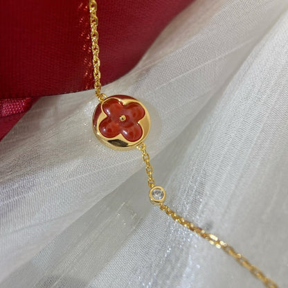 [Eternal Jewelry]SUN PEDANT CARNELIAN BRACELET