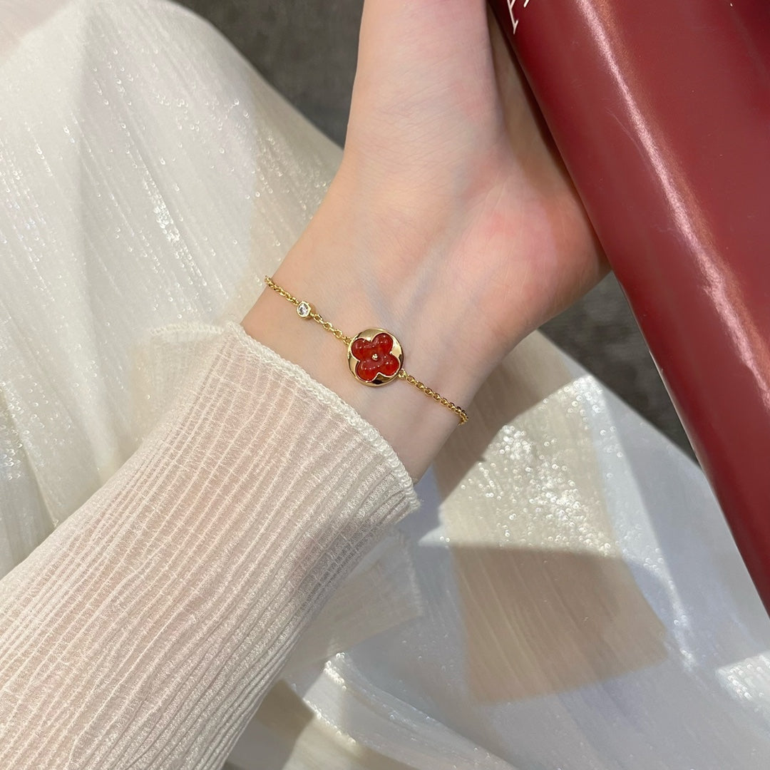 [Eternal Jewelry]SUN PEDANT CARNELIAN BRACELET