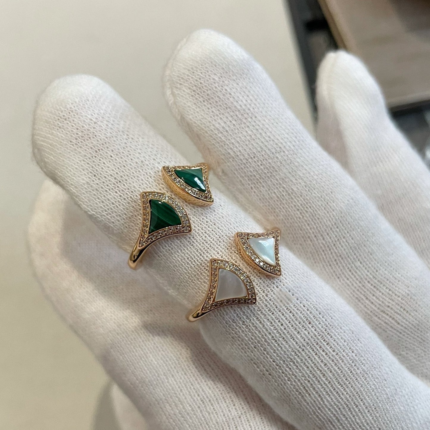 [Eternal Jewelry]DREAM MOP DIAMOND OPEN RING