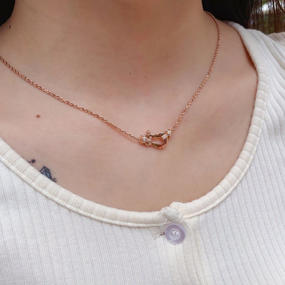 [Eternal Jewelry]FORCE 10 PINK GOLD DIAMOND NECKLACE