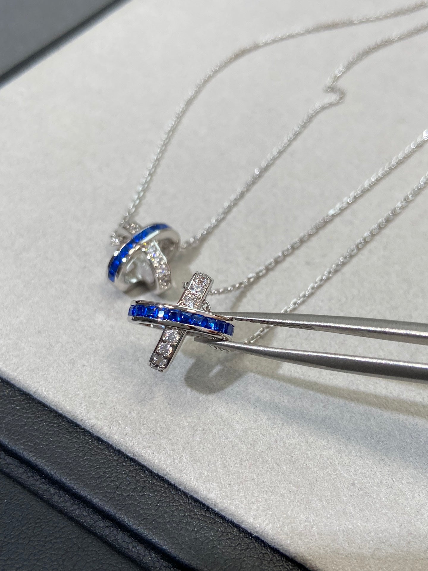 [Eternal Jewelry]LIENS DIAMOND SILVER NECKLACE