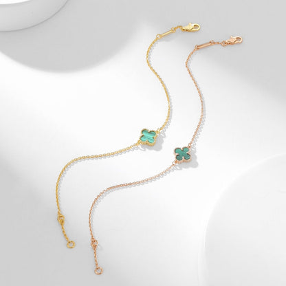 [Eternal Jewelry]CLOVER BRACELET MALACHITE 1 MOTIF