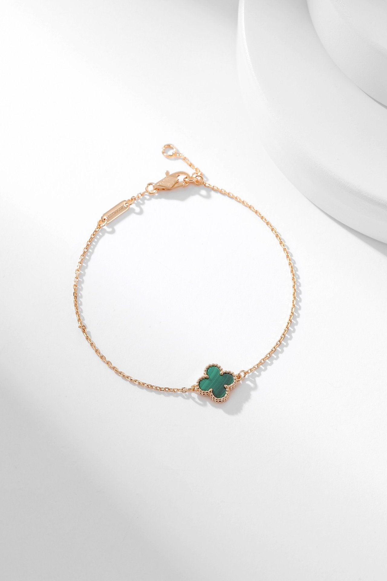 [Eternal Jewelry]CLOVER BRACELET MALACHITE 1 MOTIF
