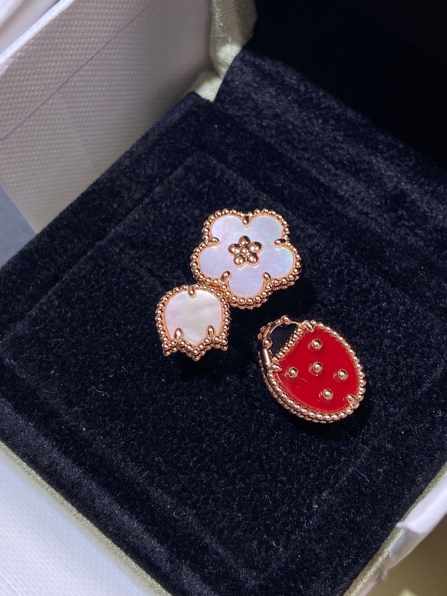 [Eternal Jewelry]LUCKY 3 MOTIF ROSE GOLD RING