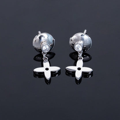 [Eternal Jewelry]VIDYLLE SILVER DIAMOND MINI DROP EARRINGS