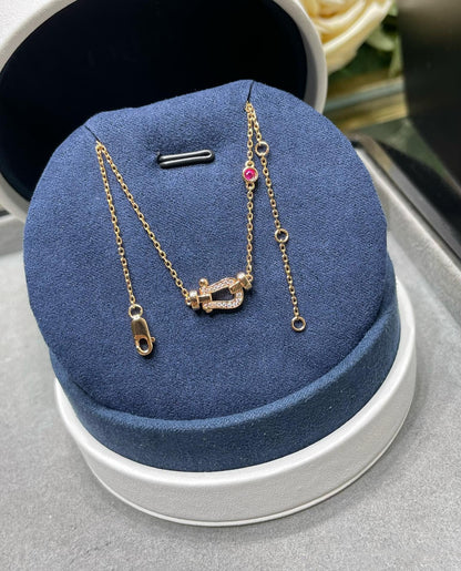 [Eternal Jewelry]FORCE 10 DIAMOND PINK GOLD NECKLACE