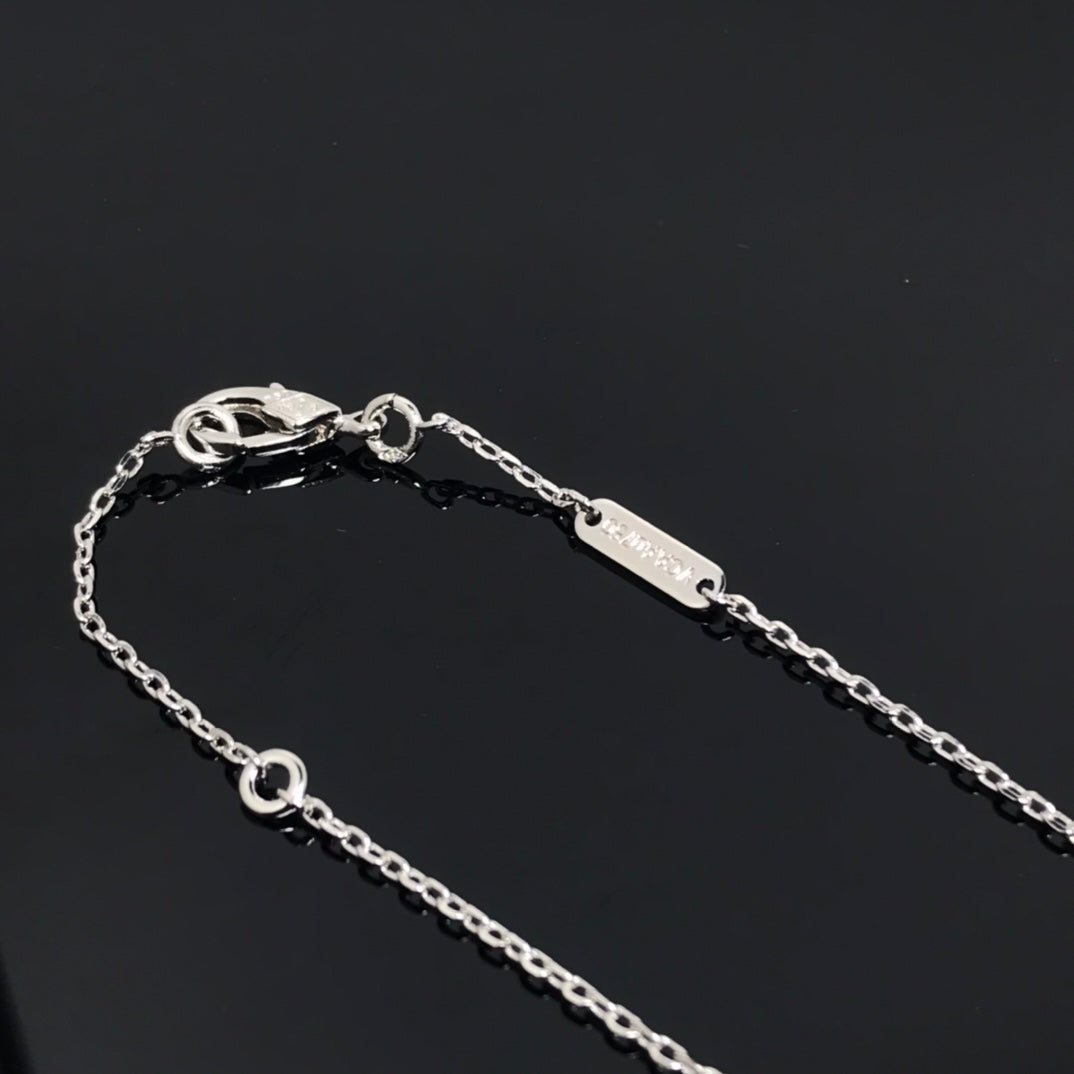 [Eternal Jewelry]CLOVER PIETERSITE SILVER LONG NECKLACE