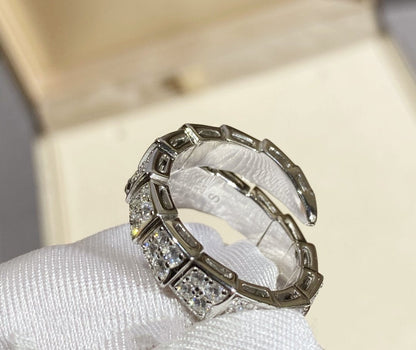 [Eternal Jewelry]SERPENTI RING SILVER DIAMOND PAVED