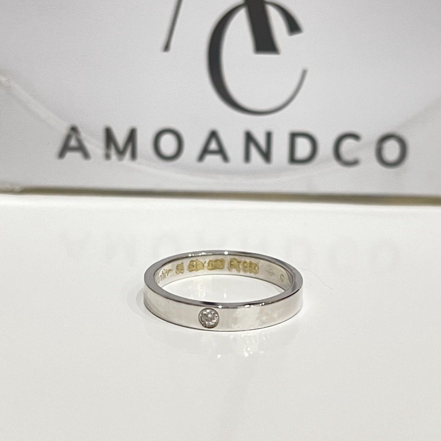 [Eternal Jewelry]LOVE RING 4MM 1 DIAMOND