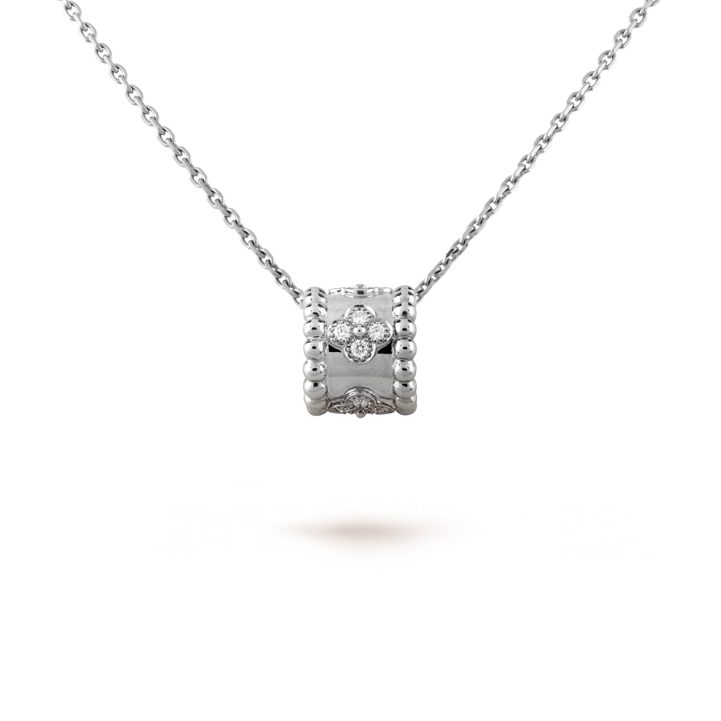 [Eternal Jewelry]PERLEE PEDANT SIVLER DIAMOND NECKLACE