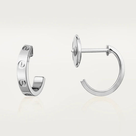 [Eternal Jewelry]LOVE EARRINGS 2.65MM SILVER