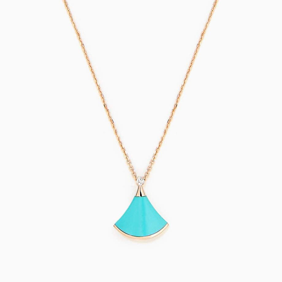 [Eternal Jewelry]DREAM NECKLACE TURQUOISE PINK GOLD