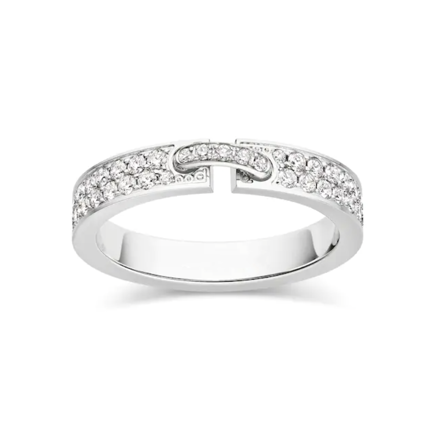 [Eternal Jewelry]ALLIANCE LIENS VIDENCE PAVED DIAMOND 4MM RING