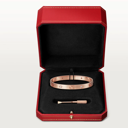 [Eternal Jewelry]LOVE BRACELET 6.1MM 4 DIAMONDS