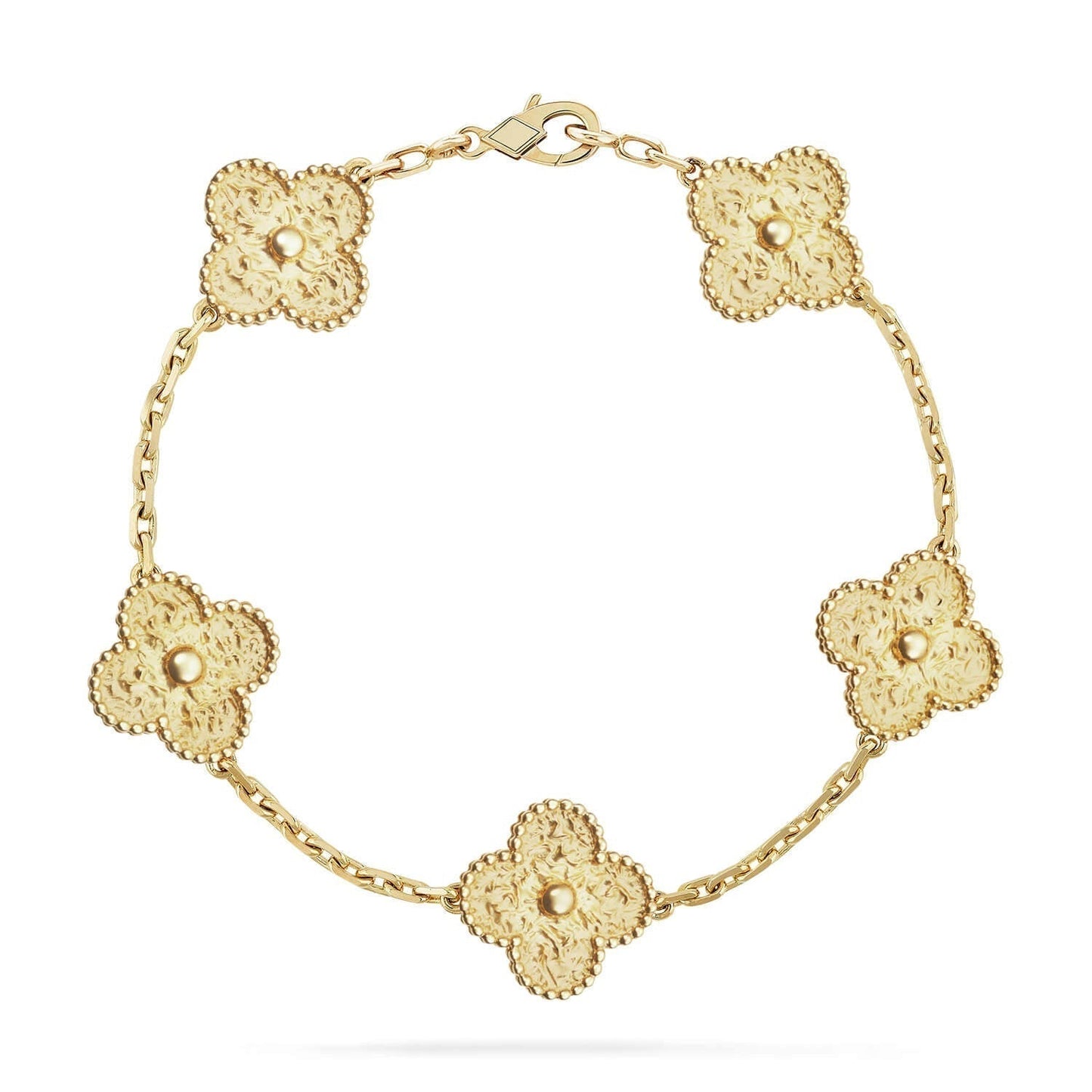 [Eternal Jewelry]CLOVER 5 MOTIFS BRONZING BRACELET