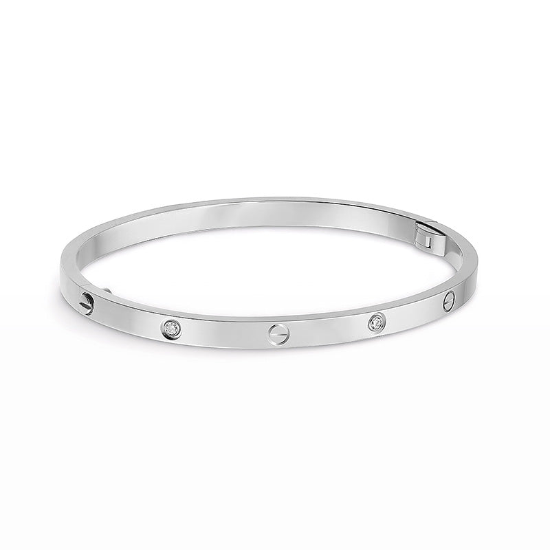[Eternal Jewelry]LOVE BRACELET 3.65MM 6 DIAMONDS