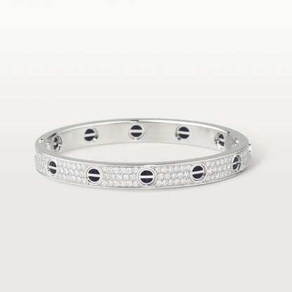 [Eternal Jewelry]LOVE BRACELET 6.1MM DIAMOND-PAVED CERAMIC